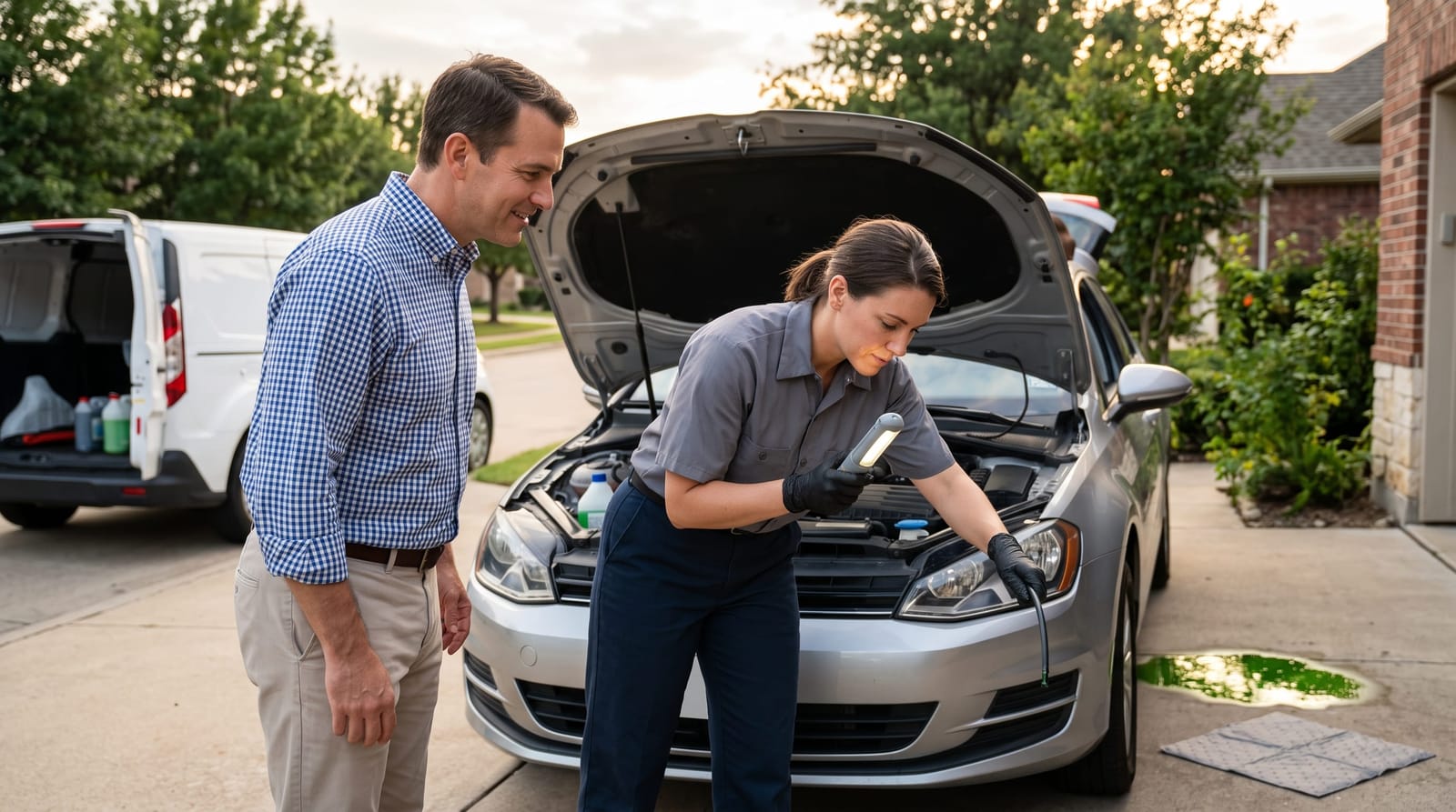 Car Fluid Leaks: What Color Means What Under Your Car in Forney TX